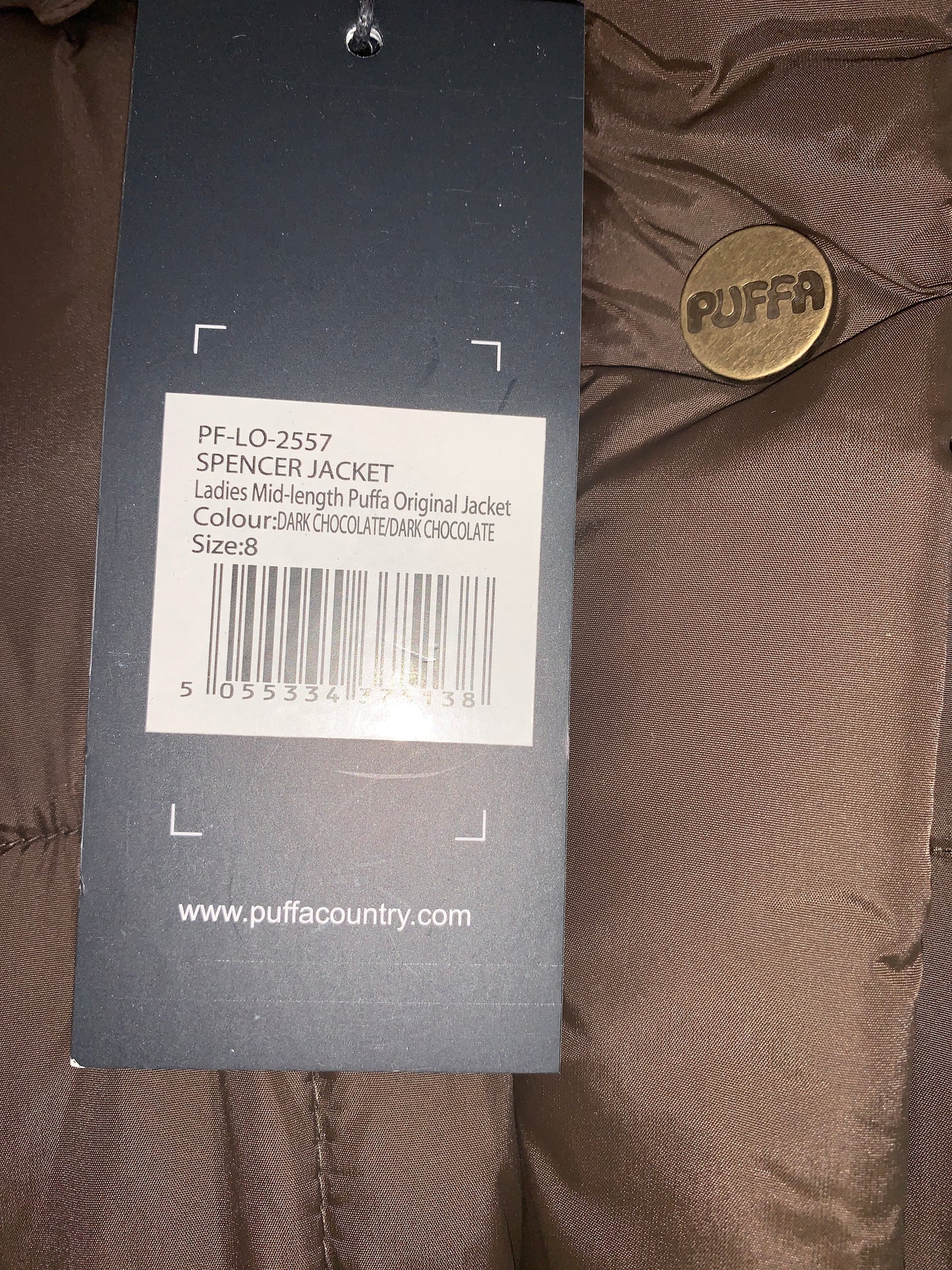 Puffa Mid Length Warm Winter Jacket - Size 8 - Rrp £120