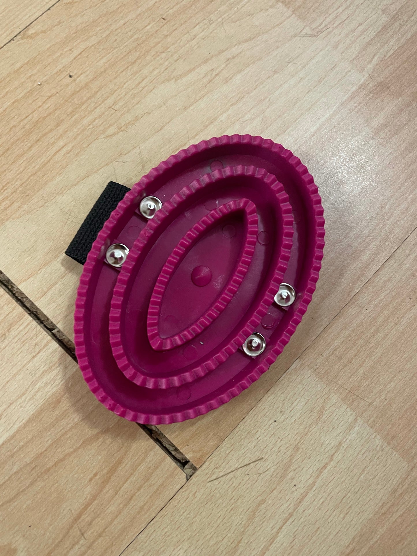 Hy Rubber Curry Comb - Pink or Purple or Flamingo Teal