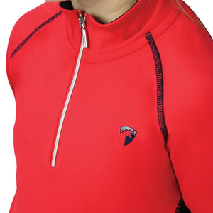 Hy Equestrian Dynamizs Red 7/8yrs Baselayer