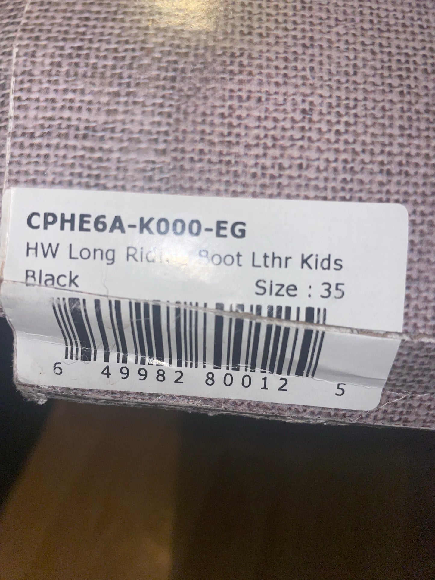 Horseware Long Leather Riding Boots - Size 2 / 35 Kids - NEW RRP £167