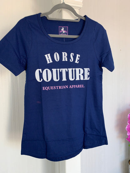 Horse Couture Riding T - Shirt - 10 12 14 16 - Free Delivery 🚚
