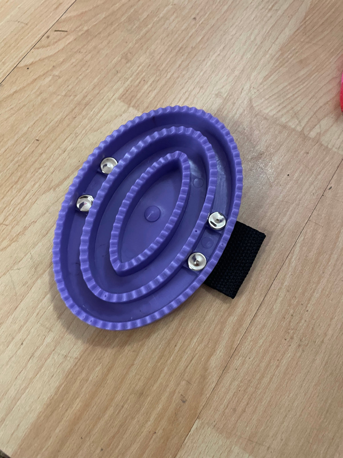 Hy Rubber Curry Comb - Pink or Purple or Flamingo Teal