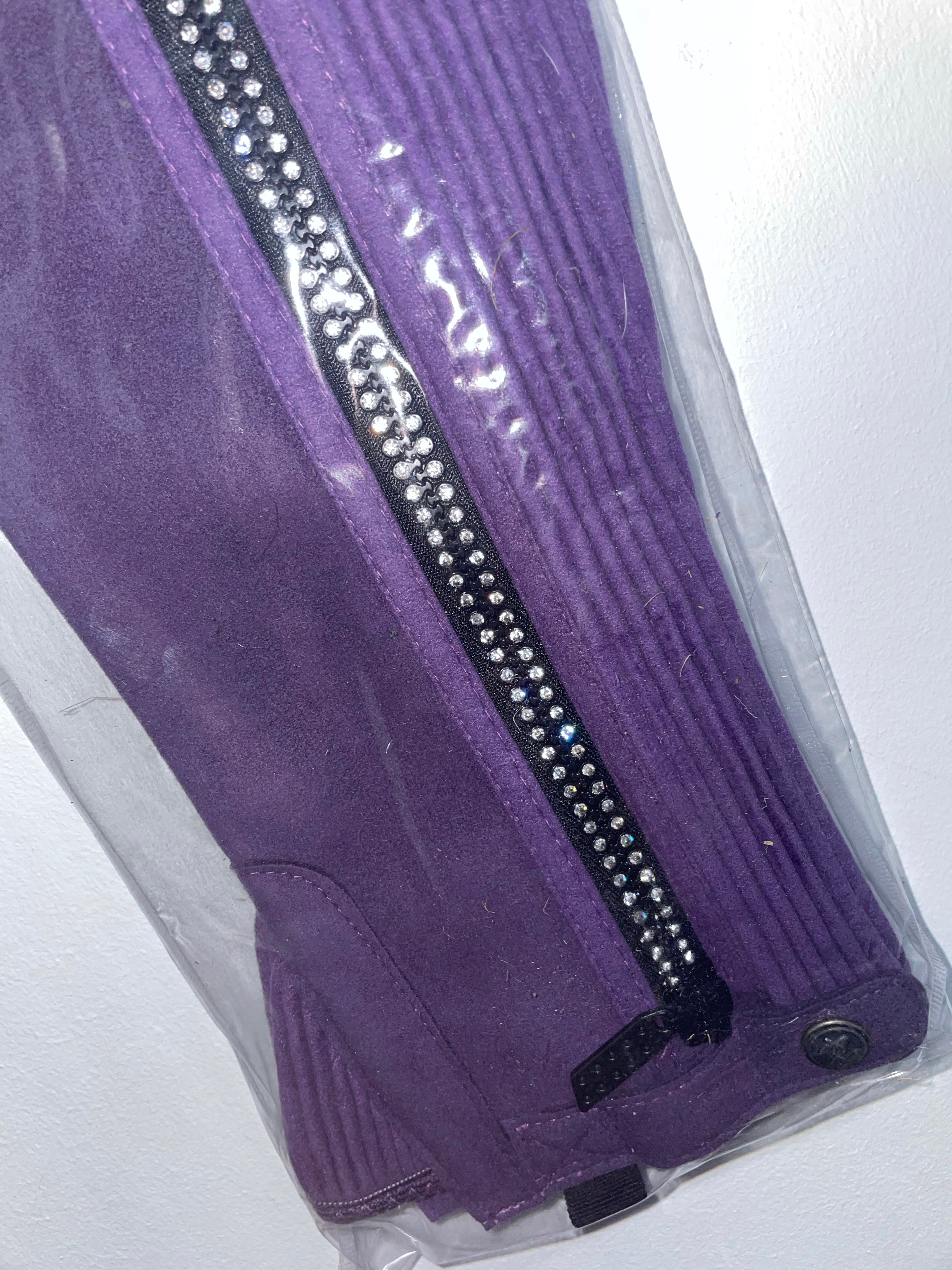 Bling Girls Half Chaps - Purple or Pink