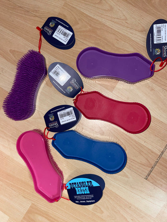 Shires Detangler Brush - Many Colours!