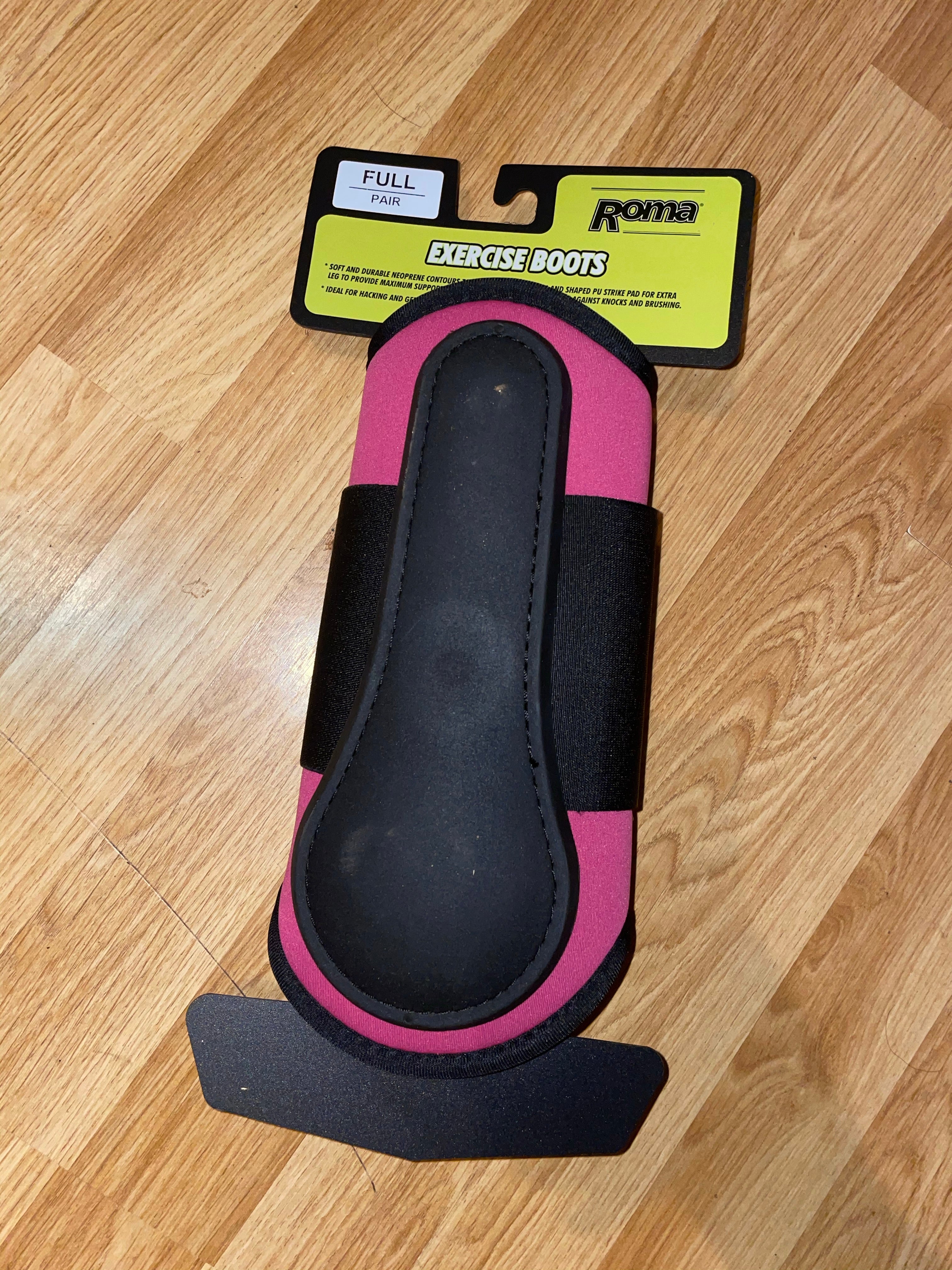 Roma Pink Brushing Boots - Full Size