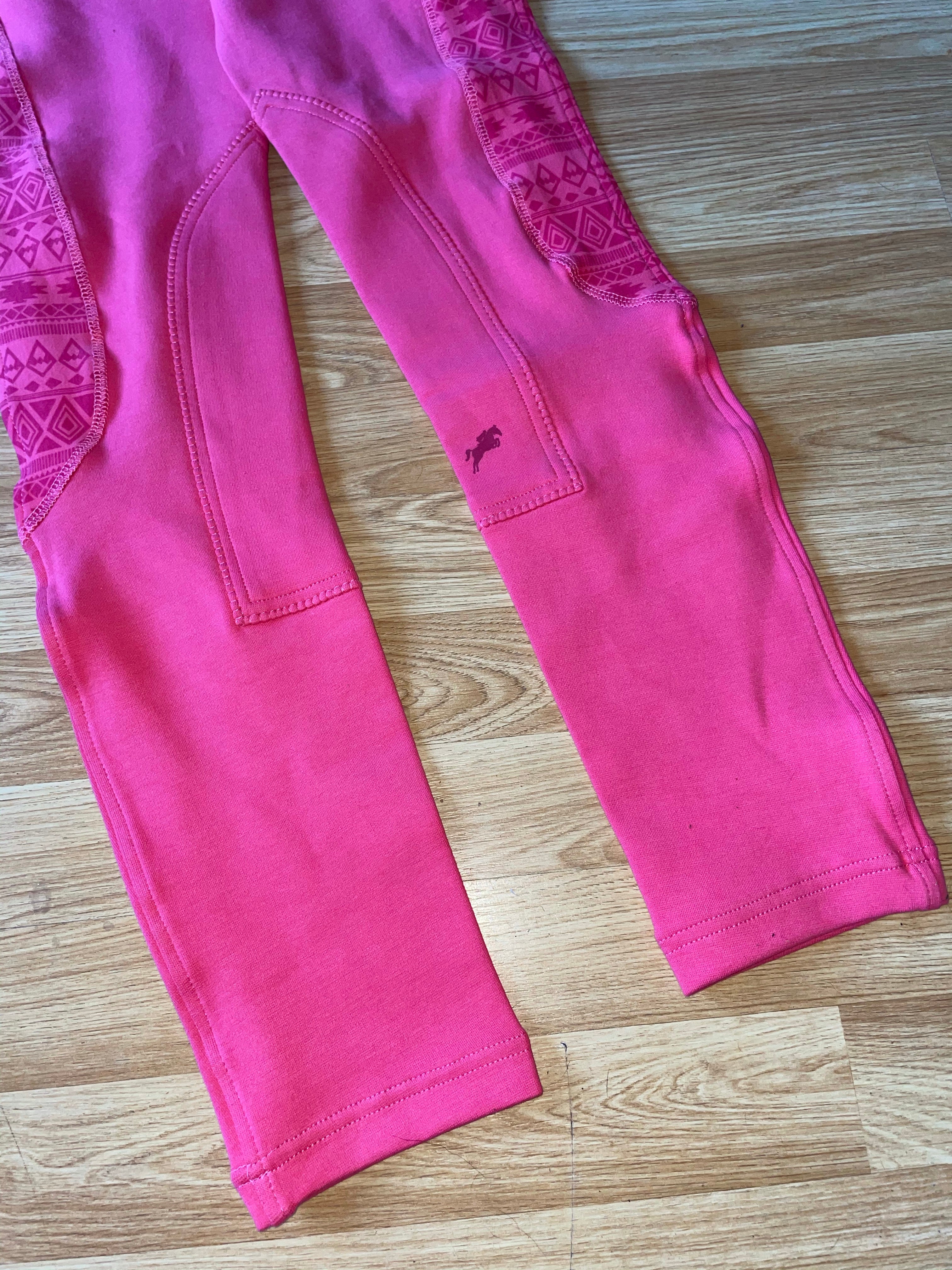Harry Hall Pull On Pink Aztec Jodphurs - Ladies 26”