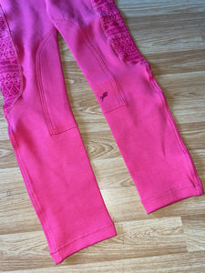 Harry Hall Pull On Pink Aztec Jodphurs - Ladies 26”