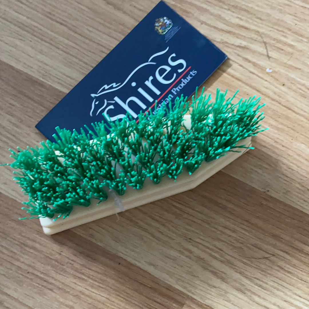 Shires Green or Yellow Hoof Brush