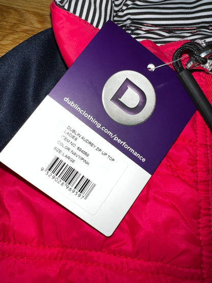 Dublin Audrey Navy & Pink Small or Large Jacket
