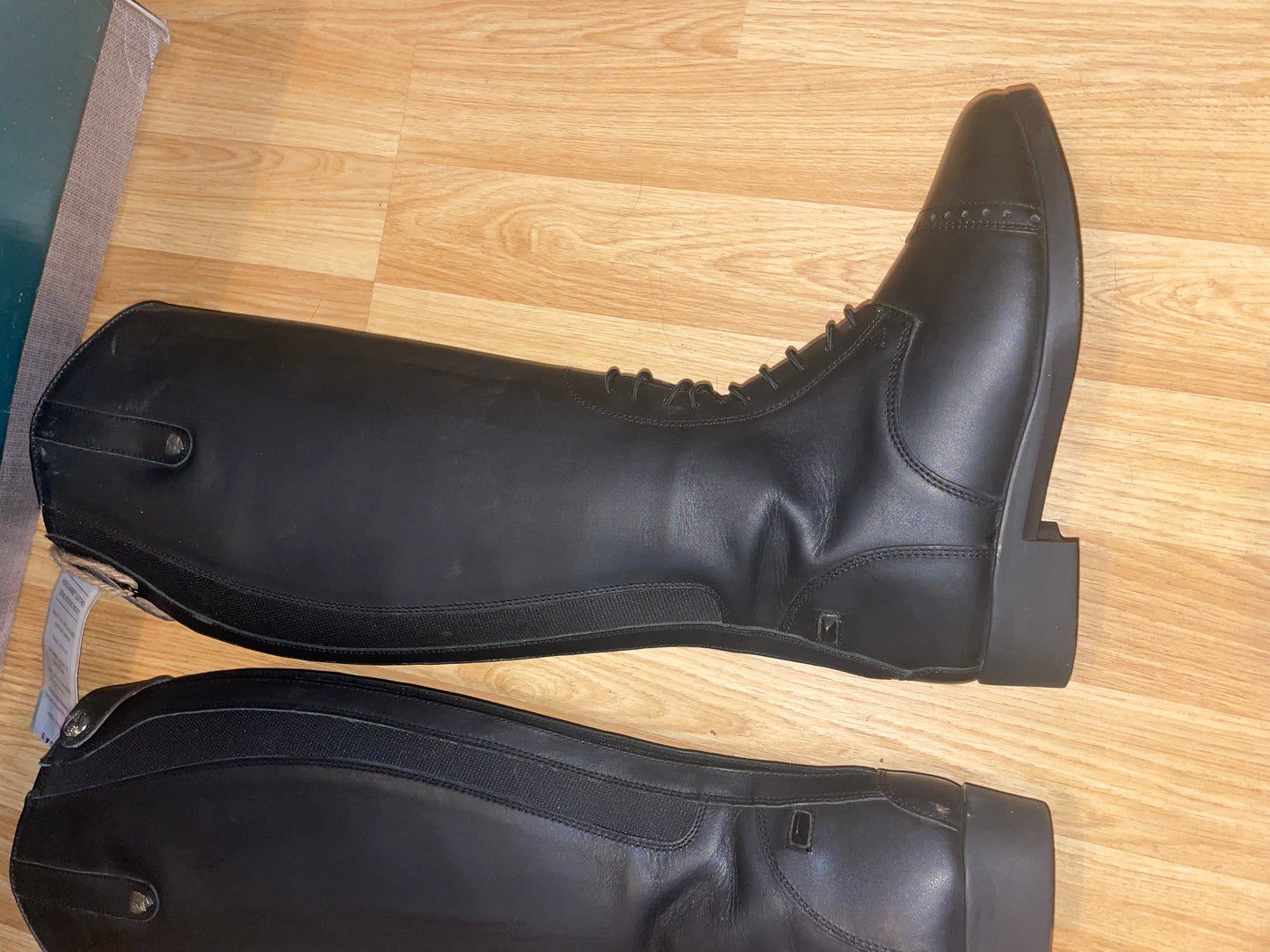 Horseware Long Leather Riding Boots - Size 2 / 35 Kids - NEW RRP £167