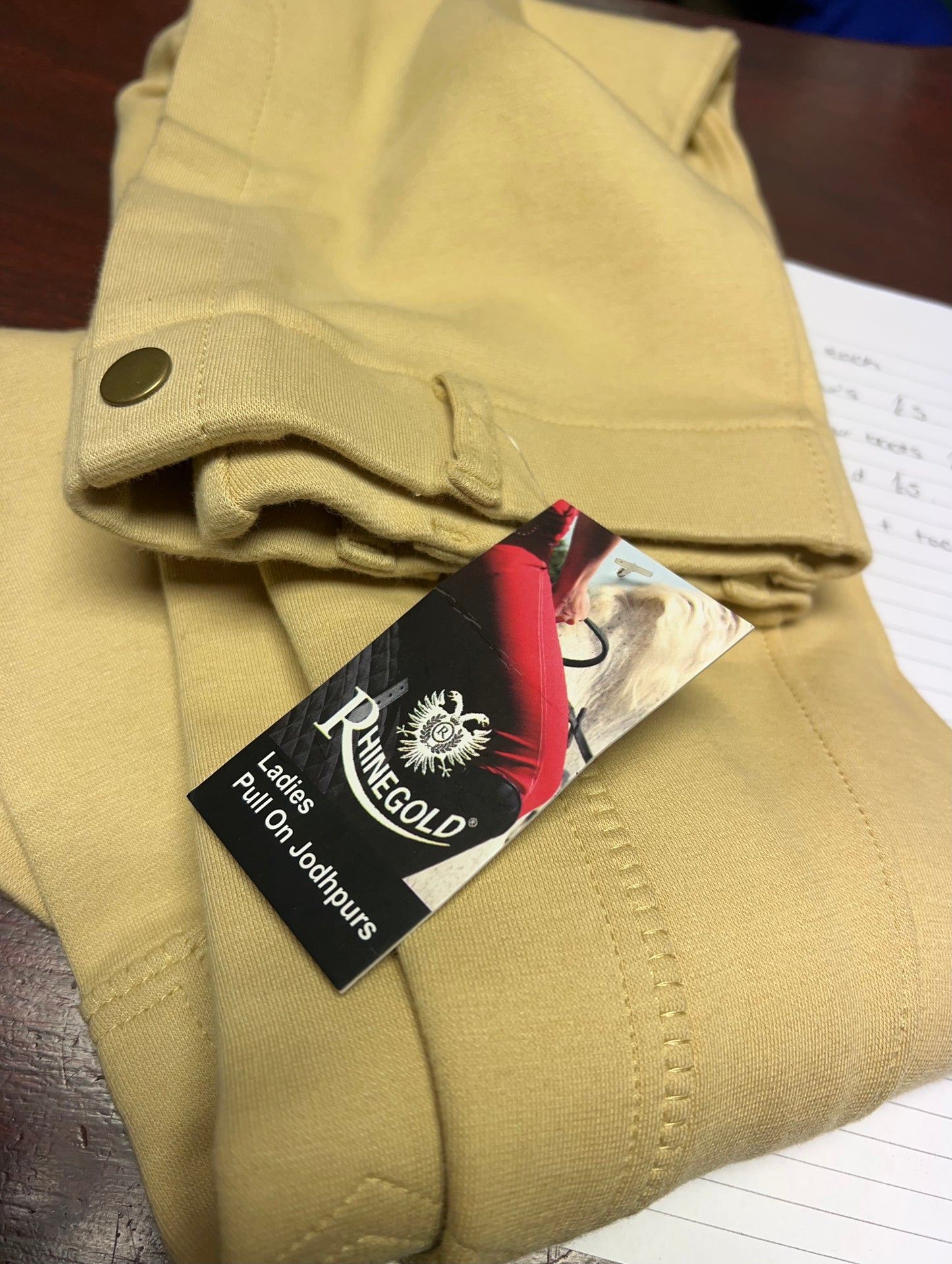 Rhinegold Ladies Pull On Jodphurs - Size 28”