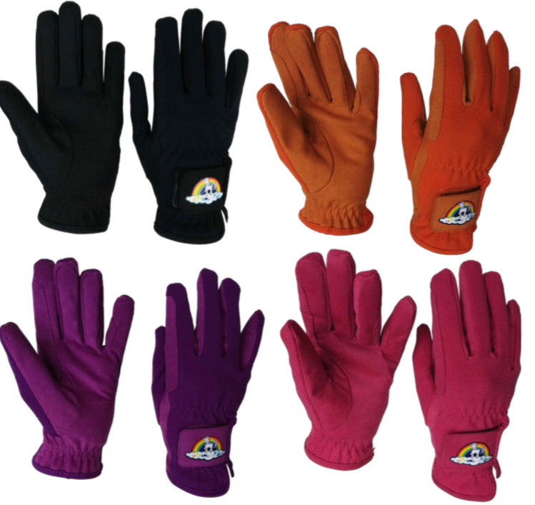 Rainbow Riders Fleece Gloves - Matchy Matchy