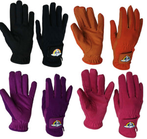 Rainbow Riders Fleece Gloves - Matchy Matchy