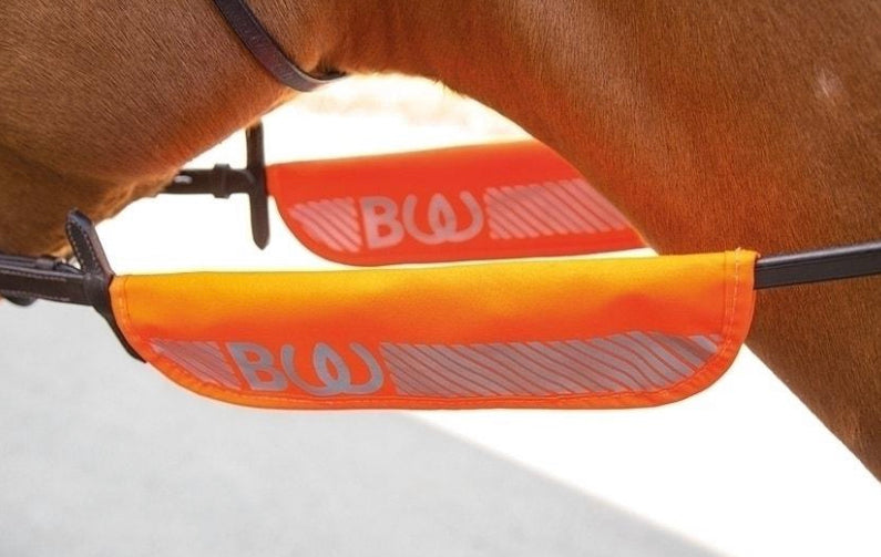 Bridleway Hi Viz Bridle Reins Covers