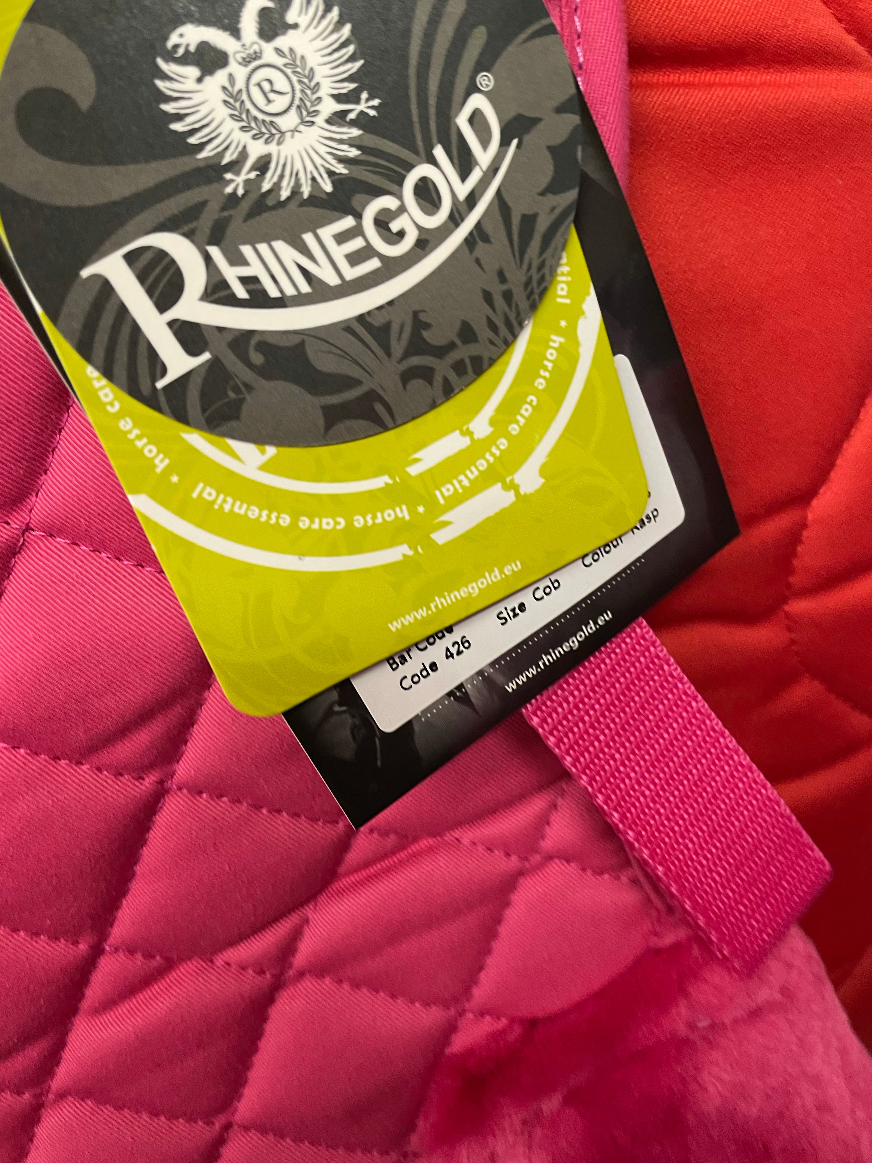Rhinegold Raspberry Pink Half Pad - Cob Size