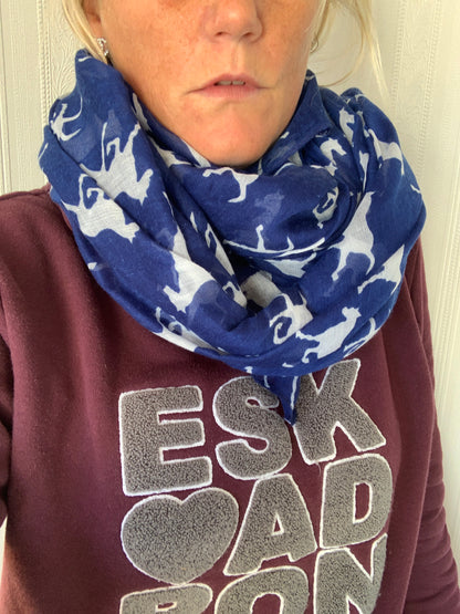 Horse Print Scarves - Lots Of Colours - Free Delivery 🚚
