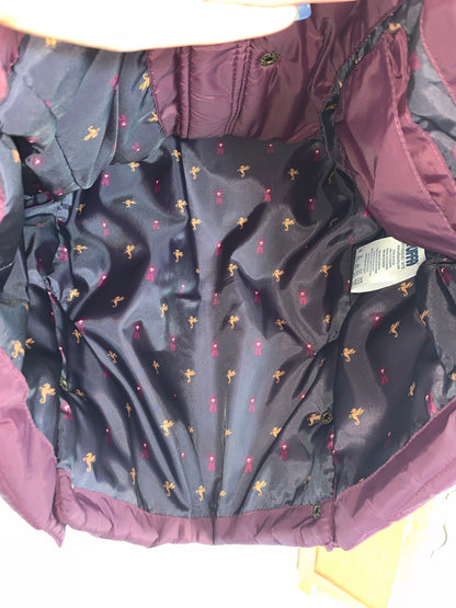 Puffa Fig Quilted Belted Country Jacket - Size 10