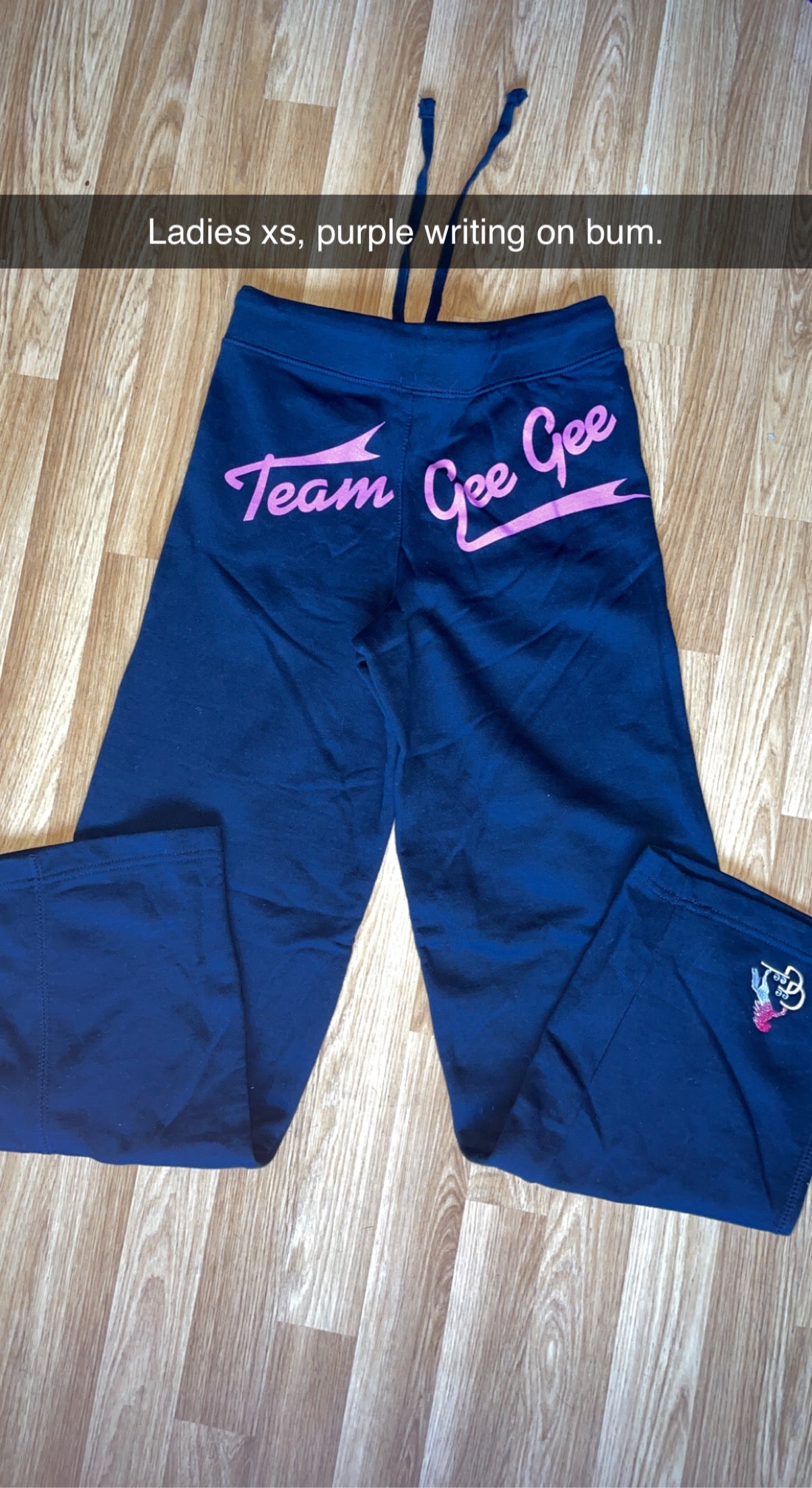 Team Gee Gee Joggers - Ideal over show gear - Childs & Ladies