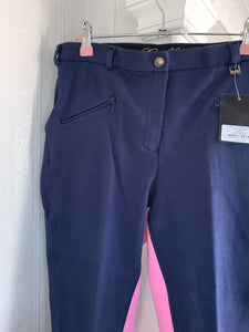 Gallop Navy & Pink Jodphurs - 26” 36”