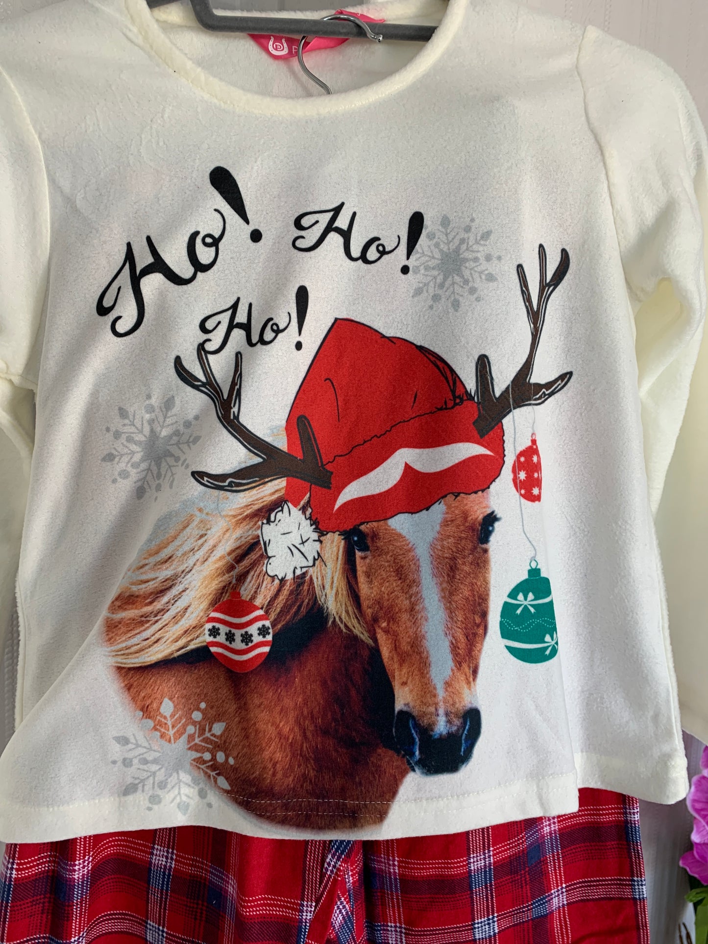 Ho Ho Ho Santa Pony Pyjamas - Childs Sizes Available - Free Delivery 🚚