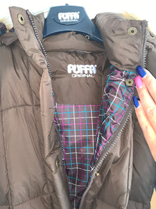 Puffa Mid Length Warm Winter Jacket - Size 8 - Rrp £120