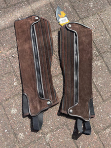 Norton New Brown Half Chaps - Ladies Small