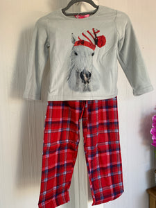 Santa Pony Fleece Pyjamas - Childs Sizes - Free Delivery 🚚