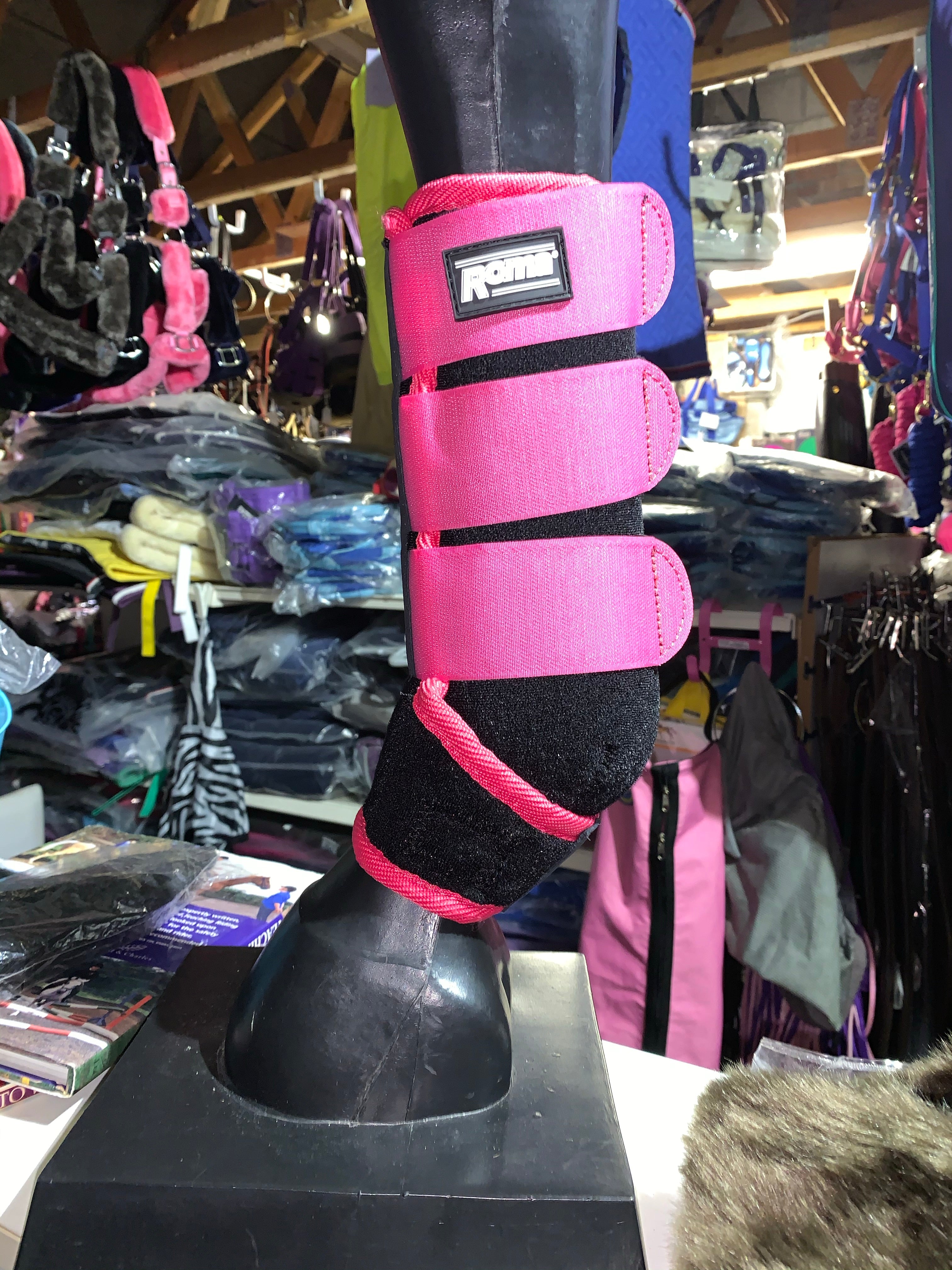 Roma Support Sports Wraps - Pony or Cob - Pink, Navy or Black