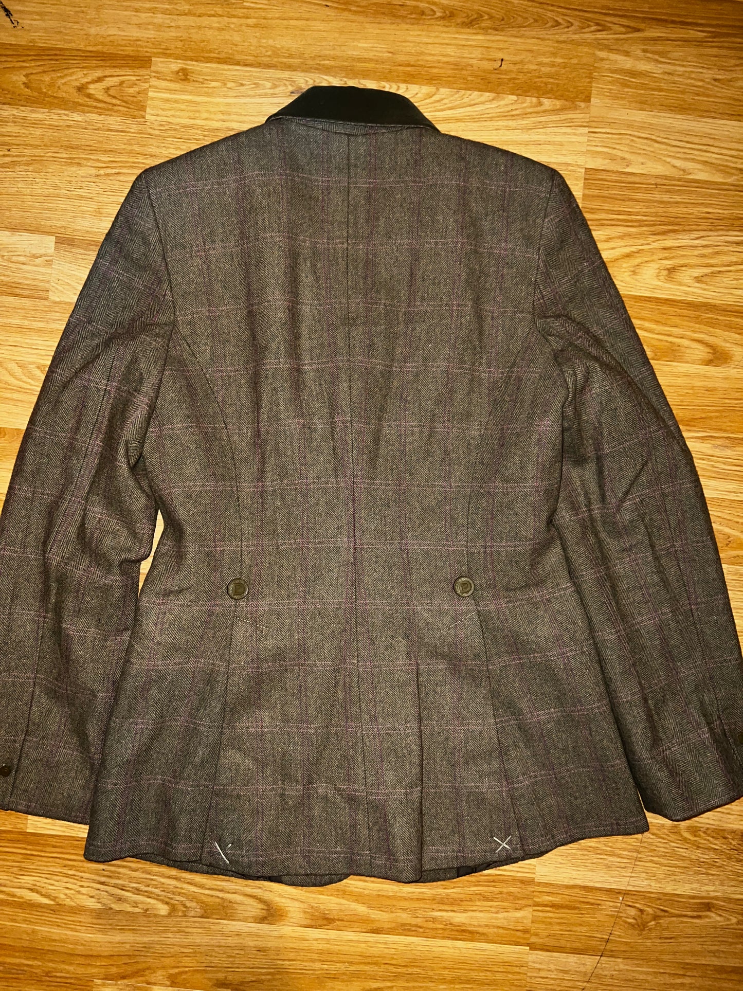 Dublin Wolverton Pink Green Tweed size 8 or 10 or Age 14 Jacket