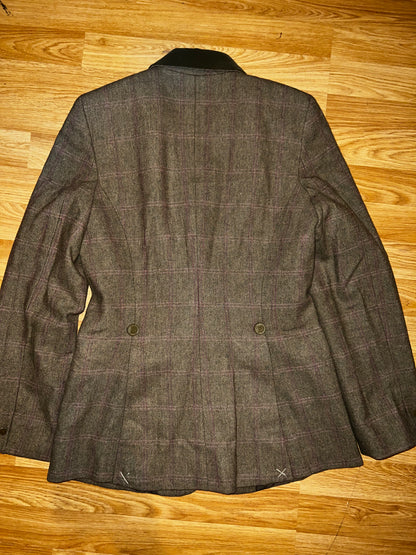 Dublin Wolverton Pink Green Tweed size 8 or 10 or Age 14 Jacket