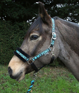 Rhinegold ‘ I Love my Pony ‘ headcollar Set - Shetland Pony or Cob