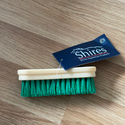 Shires Green Soft Bristle Face Brush