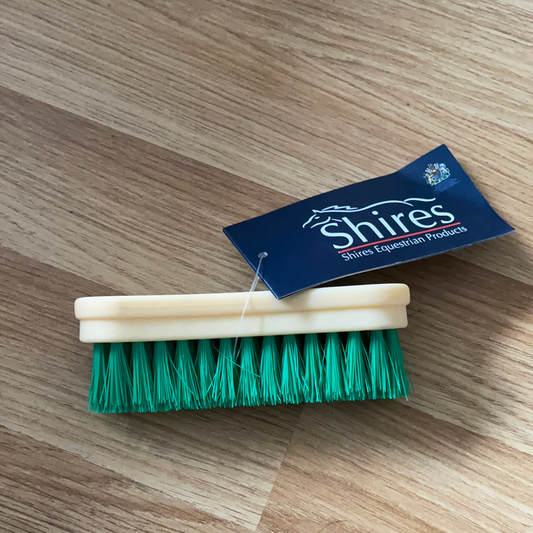 Shires Green Soft Bristle Face Brush