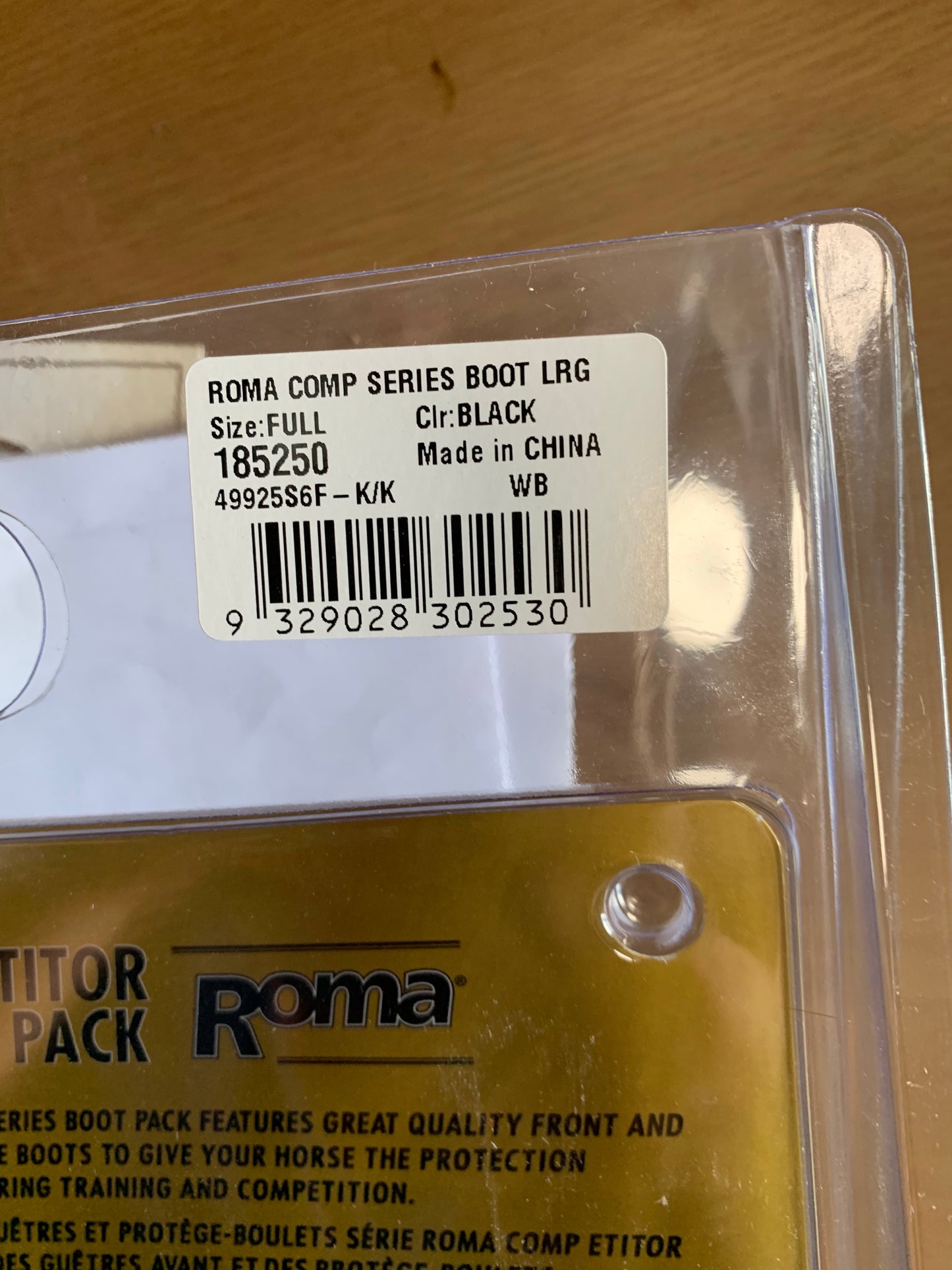 Roma Tendon & Fetlock Boots Set - Full Size - Rrp £49.99!!