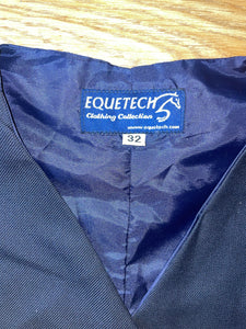 Equetech Navy Childs 32” Waist Jacket - Showing - Free Delivery
