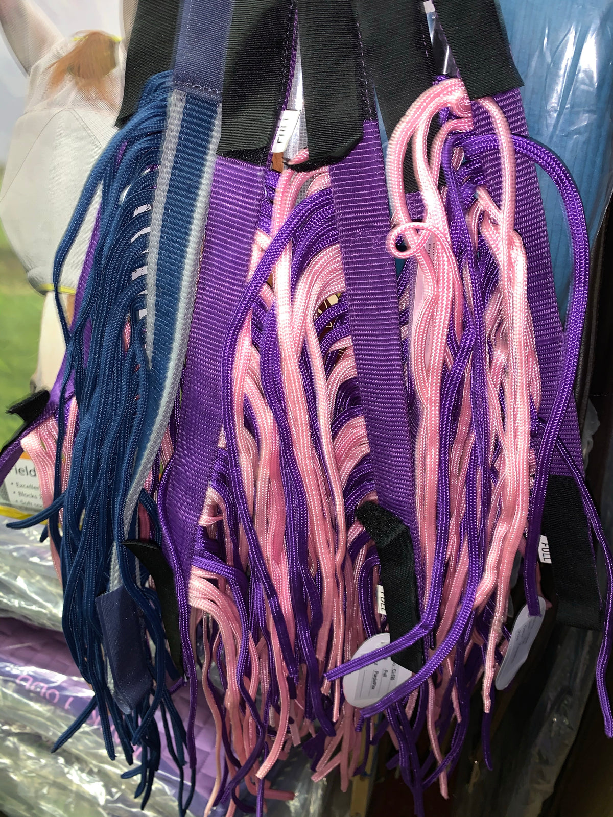 Fly Fringe - Velcro On Headcollar or Bridle Various Sizes And Colours