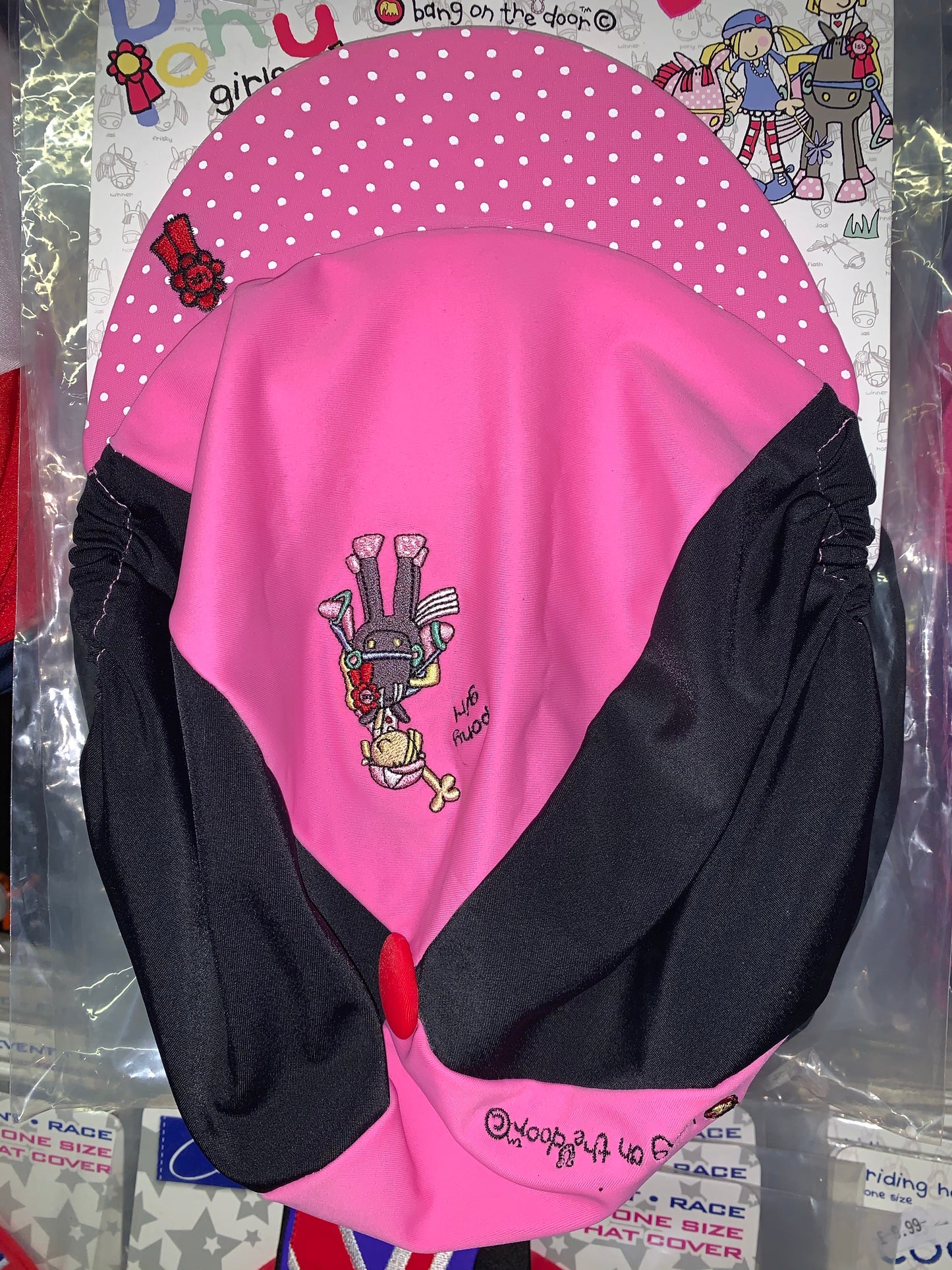 Bang On The Door Lycra ‘ Pony Girl ‘ Hat Silk