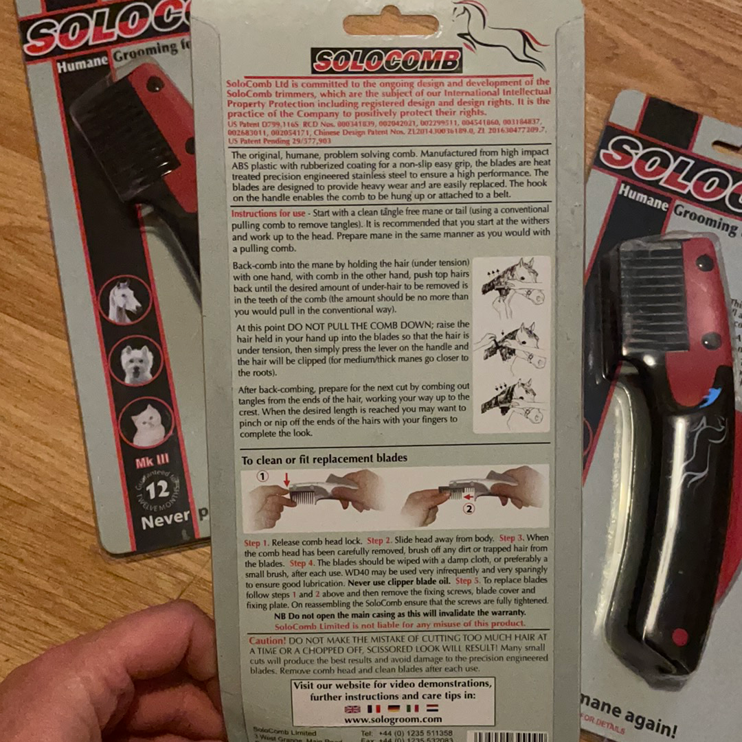 Solocomb - The kindest way to pull that mane!