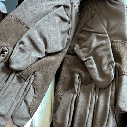Leather Look Sui Serino Riding Gloves