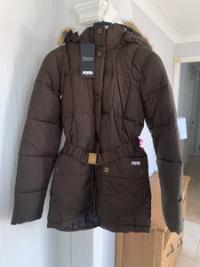 Puffa Mid Length Warm Winter Jacket - Size 8 - Rrp £120