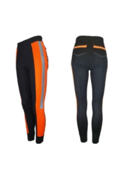 Cameo Hi Viz Riding Leggings / Tights - 26” 28” 30” 32” 34”