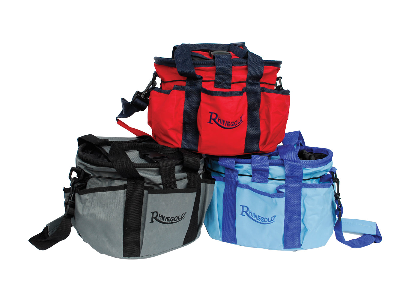Rhinegold Grooming Kit Bag - Blue Red Black Pink Purple